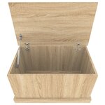 vidaXL Coffre de rangement Chêne Sonoma 70 x 40 x 38 cm Bois d'ingénierie