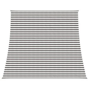 vidaXL Voile d'ombre Gris clair et blanc 4 / 5 x 4 m HDPE
