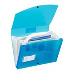 Trieur à soufflet plastique viquel 13 compartiments couleurs assorties - lot de 4