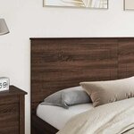 vidaXL Tête de lit Chêne brun 180 cm Bois d'ingénierie