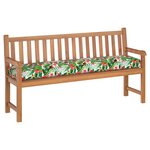 vidaXL Coussin de palette Floral Jungle tropicale 180 x 40 x 8 cm