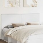 vidaXL Tête de lit Blanc 180 cm Bois d'ingénierie