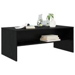 vidaXL Table basse Chêne noir 100 x 50 x 40 cm Bois d'ingénierie