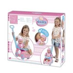 LOKO TOYS - Poupon soft 36cm avec son porteur