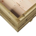 vidaXL Jardinière 90x60x26 5 cm bois de pin imprégné