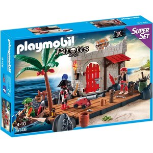 PLAYMOBIL 6146 - Pirates - SuperSet Îlot des pirates