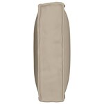 vidaXL Coussin Tissu Oxford Taupe 80 x 40 x 12 cm