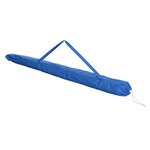 Parasol inclinable octogonal Ø 190 cm tissu polyester haute densité anti-UV hauteur réglable mât alu sac de transport inclus bleu