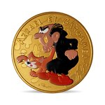 Mini-médaille gargamel colorisée