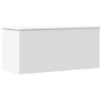 vidaXL Boîte de rangement blanc 100x42x46 cm bois d'ingénierie