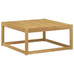 vidaXL Ensemble de canapés d'extérieur 4 pc Blanc et crème
