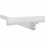 vidaXL Cadre de auvent Blanc 3 x 2 m Métal