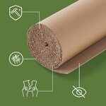 Pack and Move - Papier d'Emballage Nid d'Abeille - 1 x 20 m - Protection Déménagement et Expédition - Emballer  Protéger  Rembourrer