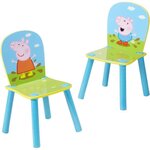 Peppa Pig - Ensemble table et 2 chaises pour enfants