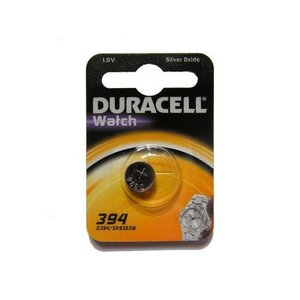 Blister de 1 Pile oxyde argent pour montres 'Watch' 394 SR 45 DURACELL