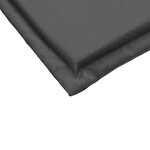 vidaXL Coussins de siège de jardin lot de 2 anthracite 45x45x2cm carré