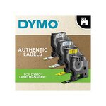 DYMO LabelManager cassette ruban D1 durable  haute résistance  Blanc/Rouge  12mm x 3m
