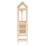 vidaXL Maisonnette de jeu avec mur d'escalade bois massif de pin
