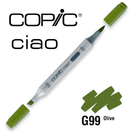 Marqueur à l'alcool Copic Ciao G99 Olive