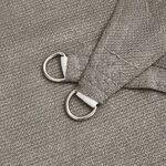 vidaXL Voile d'ombrage 160 g/m² rectangulaire gris clair 2x4 5 m PEHD