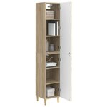vidaXL Ensemble de Meubles 2 Pièces 33 x 34 5 x 90 cm Bois d'ingénierie