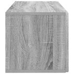 vidaXL Meuble TV mural Sonoma gris 59 5 x 31 x 30 cm Bois d'ingénierie
