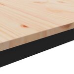 vidaXL Table basse Naturel 40 x 40 x 36 cm Bois de pin massif