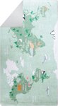Tapis enfant MONDE 100 x 160 cm - Vert