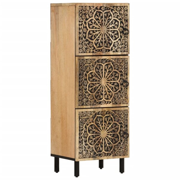 vidaXL Armoire latérale 40x33x110 cm bois massif de manguier