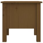 vidaXL Tables d'appoint 2Pièces Marron miel 40x40x39cm Bois massif de pin