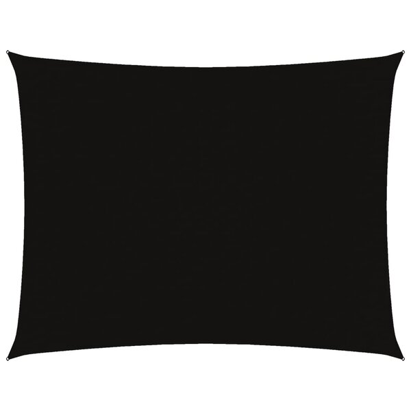 vidaXL Voile de parasol tissu oxford rectangulaire 3x6 m noir