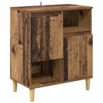 vidaXL Buffet Bois ancien 35 x 60 x 70 cm Bois d'ingénierie