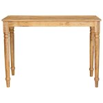 vidaXL Table basse Marron 110 x 55 x 77 cm Bois de mangue massif