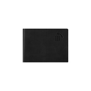 Répertoire / carnet d'adresses 7.2 x 9 5 cm -  noir
