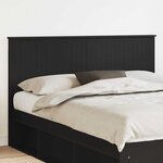 vidaXL Tête de lit Chêne noir 160 cm Bois d'ingénierie