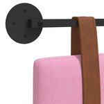 vidaXL Tête de lit suspendue Rose PU antique