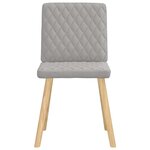 vidaXL Chaises à manger lot de 6 gris nuage tissu