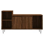 vidaXL Meuble TV Chêne marron 100x35x55 cm Bois d'ingénierie