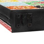 vidaXL Étagères Murales avec étagère 2 Pièces Multicolore 40 x 20 x 6 cm