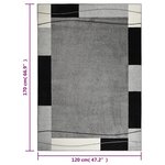 vidaXL Tapis de salon 120x170 cm Multicolore