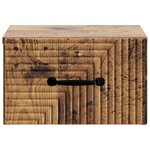 vidaXL Cabinet de chevet mural Bois ancien 34 5 x 33 x 20 cm