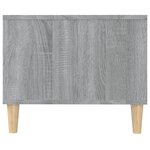 vidaXL Table basse sonoma gris 102x50x40 cm bois d'ingénierie