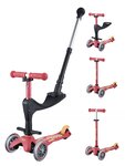 Trottinette  Mini 3en1 Revolution Deluxe - Rouge