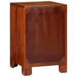 vidaXL Table de chevet 40x40x60 cm bois d'acacia massif