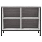 vidaXL Armoire à chaussures sonoma gris 69x35x50 cm bois d'ingénierie