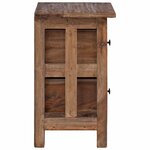 vidaXL Table de chevet bois massif d'acajou 40x30x51 cm