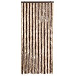 vidaXL Moustiquaire Beige et marron clair 90x220 cm Chenille