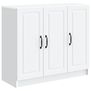 vidaXL Buffet Blanc 89 x 34 5 x 77 cm Bois d'ingénierie