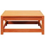 vidaXL Repose-pied de jardin cire marron 70x70x30cm bois de pin massif