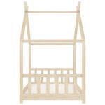 vidaXL Cadre de lit d'enfant Bois de pin massif 80x160 cm